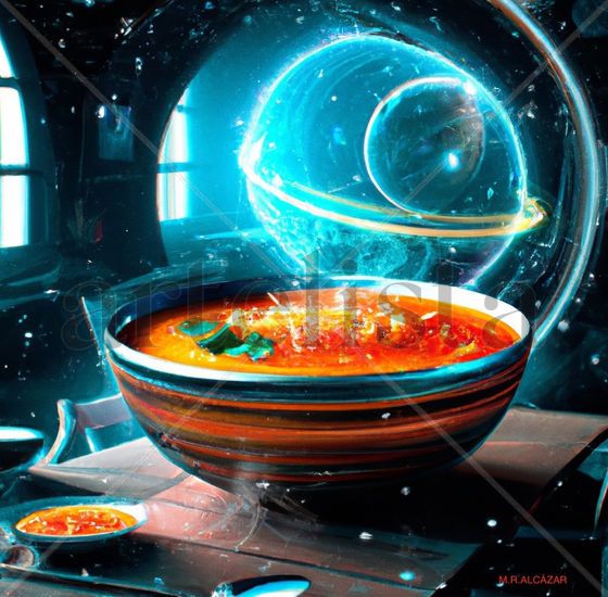 UN PLATO DE SOPA QUE TAMBIÉN ES UN PORTAL A OTRA DIMENSIÓN 