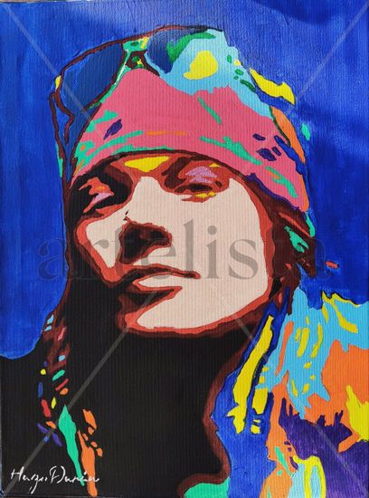 Axl Rose Acrylic Canvas Others