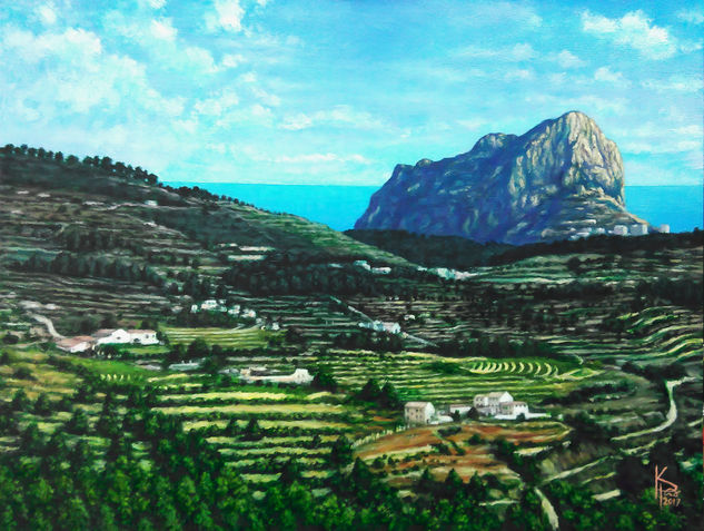 El Peñón / The Rock Oil Canvas Landscaping