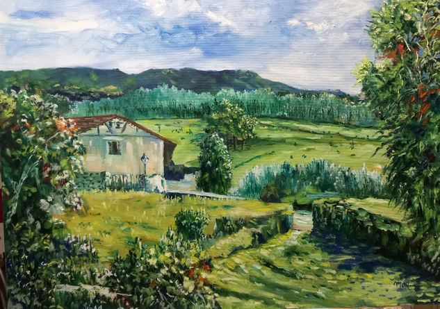 Sierra de Madrid Oil Canvas Landscaping