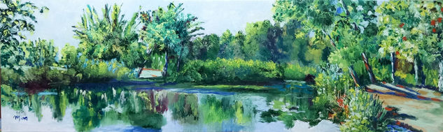 La pea Oil Canvas Landscaping