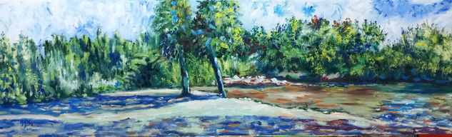 Entre rios Oil Canvas Landscaping