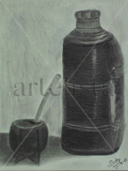 Costumbre Uruguaya Charcoal