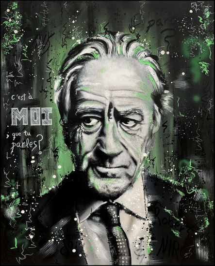 Robert de Niro Acrylic Canvas Portrait