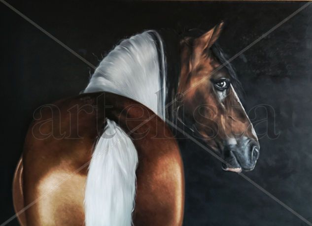 REY MAGNUS Oil Canvas Animals