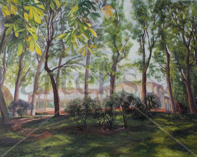 Palacio de cristal Oil Canvas Landscaping