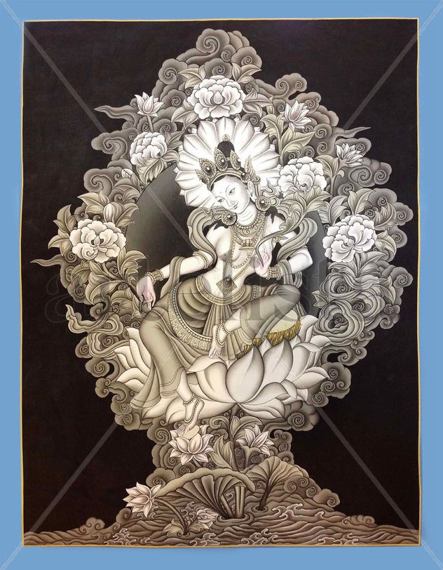 Green Tara Thangka