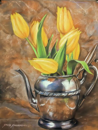 tulipanes Oil Canvas Floral Painting