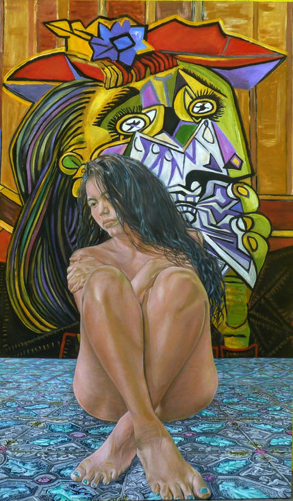 "Mujer llorando"