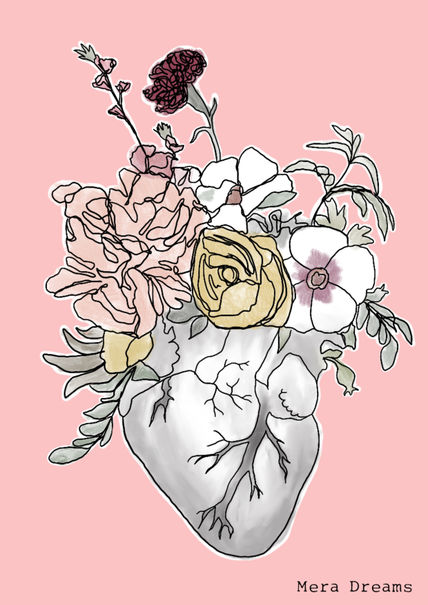 Heart Flower Rose