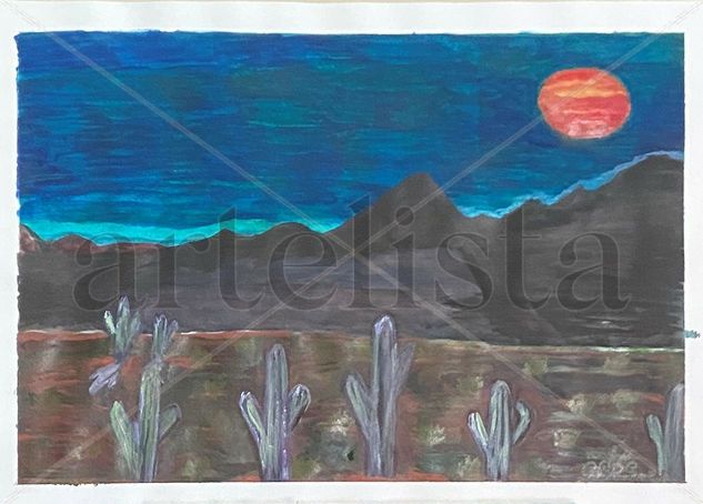 Arizona sunset Watercolour Paper Landscaping