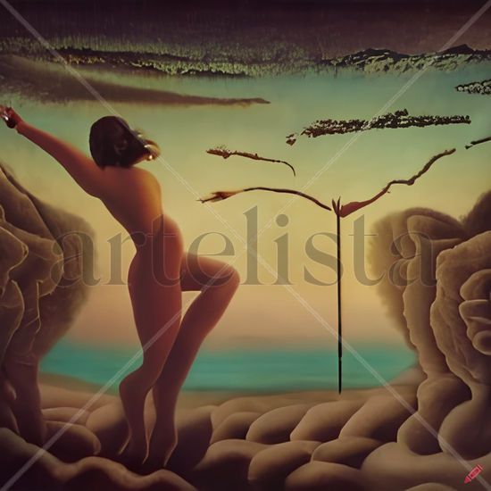 sexo y libertad Acrylic Canvas Landscaping