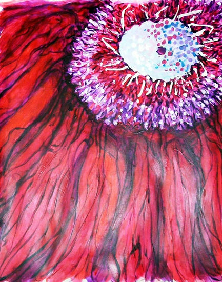 FLOR ROJA III Acrylic Card Others