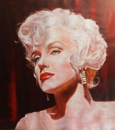 Some like it hot Oil Canvas Portrait