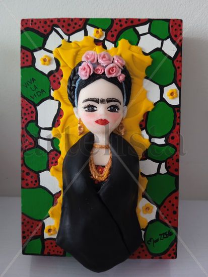 Frida Acrylic Panel Floral Painting