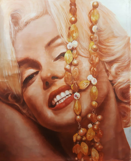 Blonde ii Oil Canvas Portrait