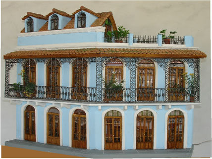 Azul pintada de azul