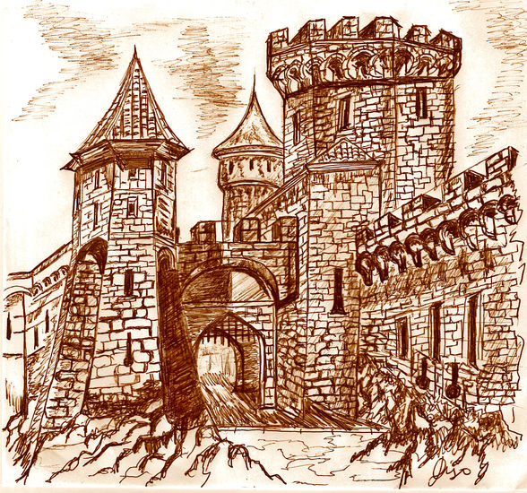 Castillo Medieval Tinta