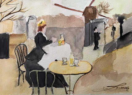 Merienda en jardines