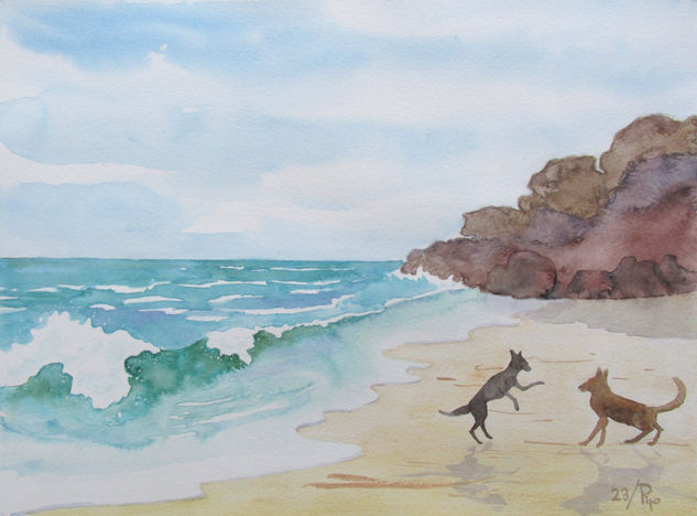 juegos Watercolour Paper Marine Painting