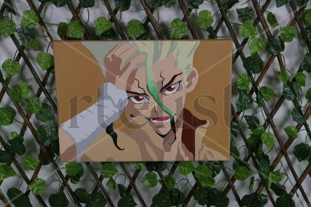 Senku Ishigami - Dr. Stone Acrílico Lienzo Otros