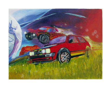 Auto rojo abril 2023