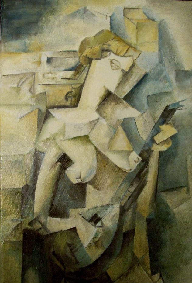 Mi pequeño Picasso: Mujer con Mandolina