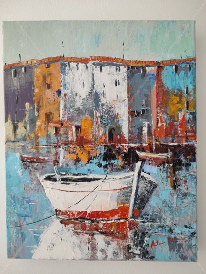 Balsa Acrylic Canvas Marine Painting