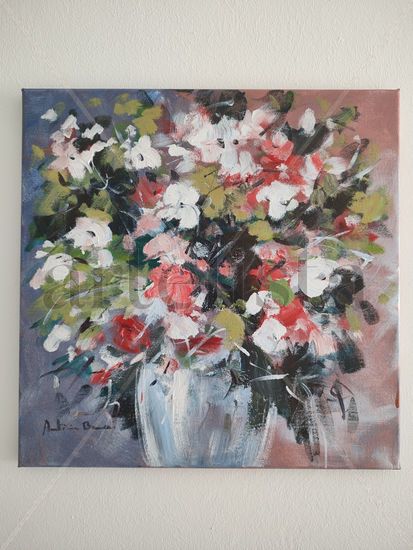 Flores de temporada Acrylic Canvas Floral Painting