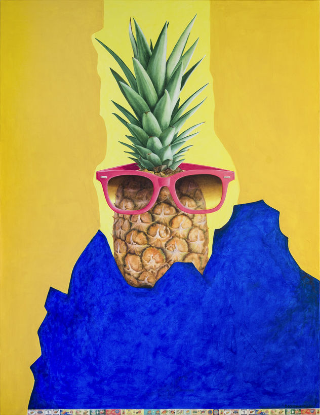 Pop Art Painting "Hot summer. Hawaii..."