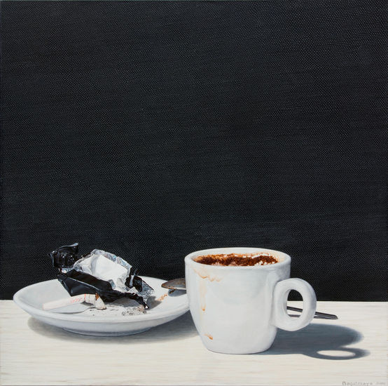 Still life painting in hyperrealism "Just Thanks!.." Acrylic Canvas Still Life Paintings