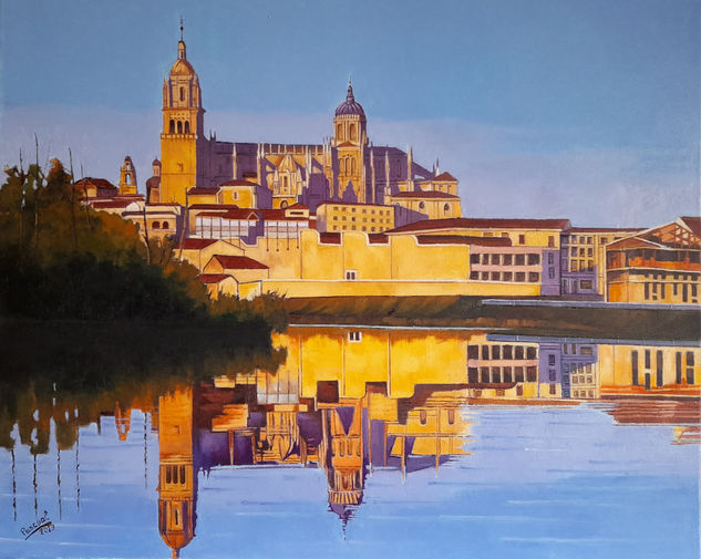 Catedral de Salsmanca Oil Canvas Landscaping