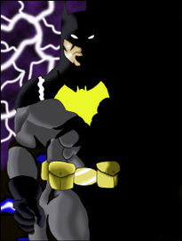 Batman in the dark