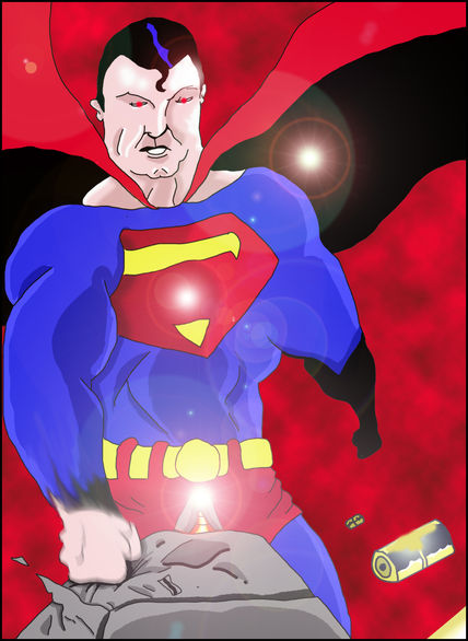 Superman en acción