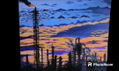 Anochecer Refinería Barrancabermeja
