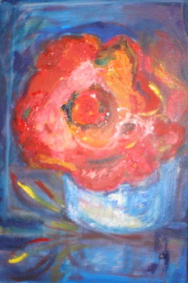 Llanto Oil Canvas Floral Painting