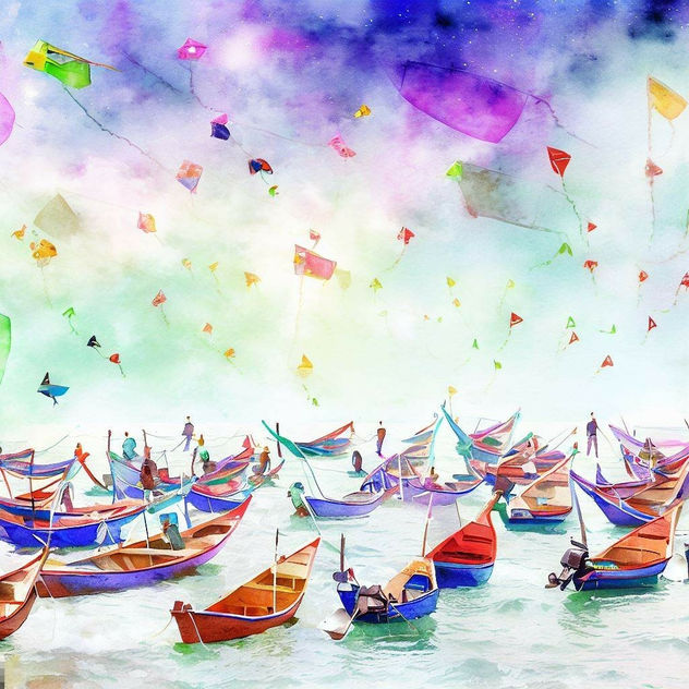 barco cometas