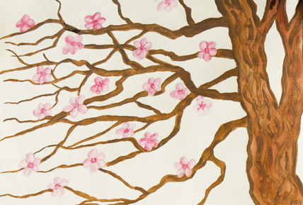 Branches with pink...