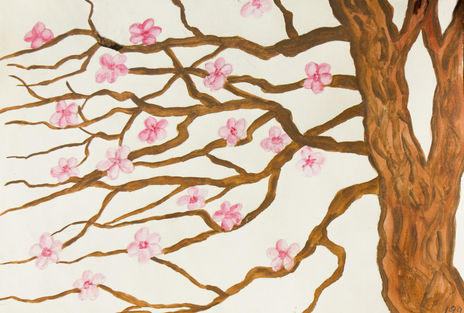 Branches with pink...