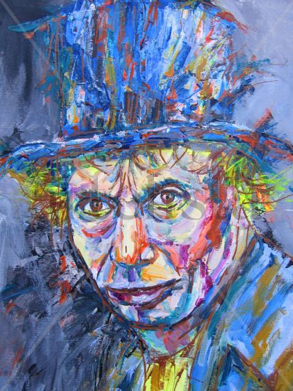 Harpo Acrylic Paper Portrait