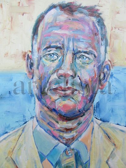 Forrest Gump Oil Paper Portrait