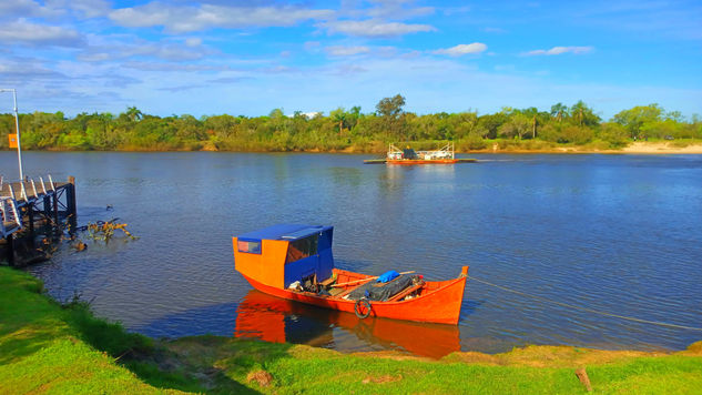 Legendario Puerto La Charqueada Naturaleza Color (Digital)