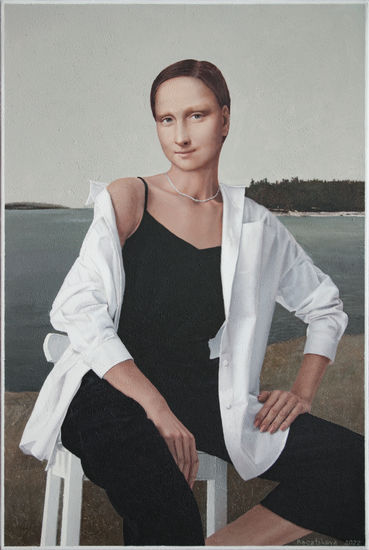 Somewhere on the Banks of the Dnieper... Acrylic Canvas Portrait