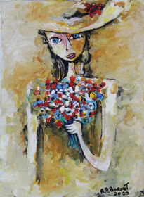 Dama con sombrero 01