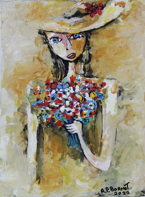 Dama con sombrero 01