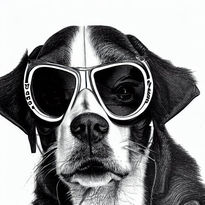 Perro animal cool