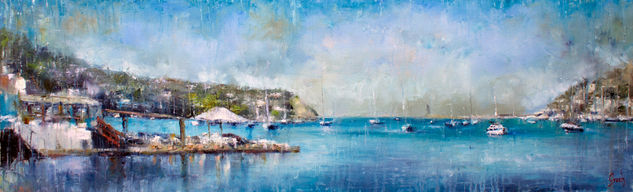 Puerto de Andratx 2023 Oil Canvas Marine Painting