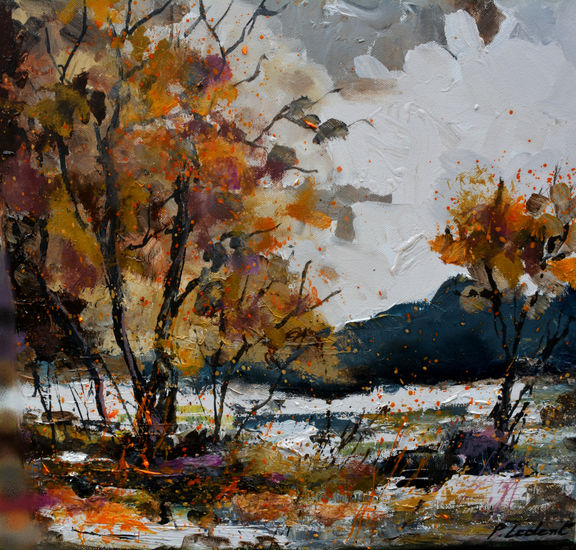 Autumn Oil Canvas Landscaping