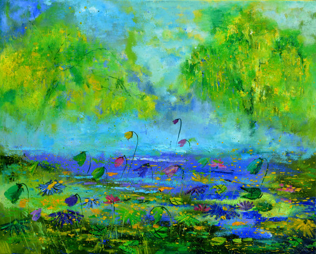 Waterlilies Oil Canvas Landscaping