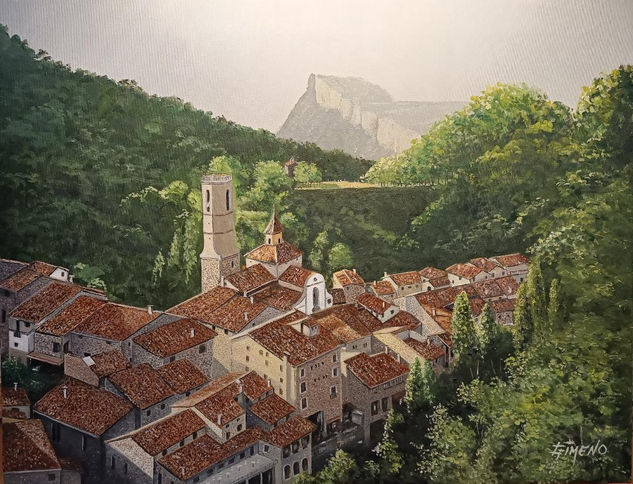 Rupit Óleo Lienzo Paisaje